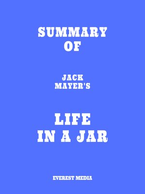cover image of Summary of Jack Mayer's Life in a Jar